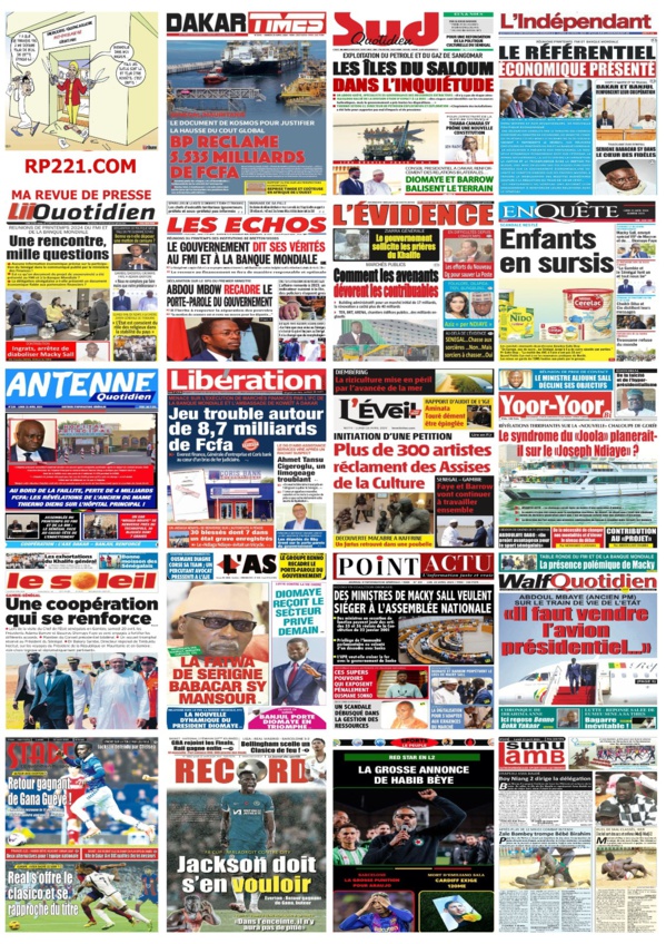 IMPACT - Les UNES de la presse du 22 avril 2024 IMPACT - Les UNES de la presse du 22 avril 2024