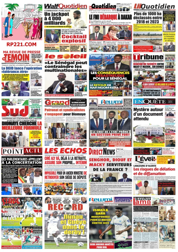 IMPACT - Les UNES de la presse du 24 avril 2024