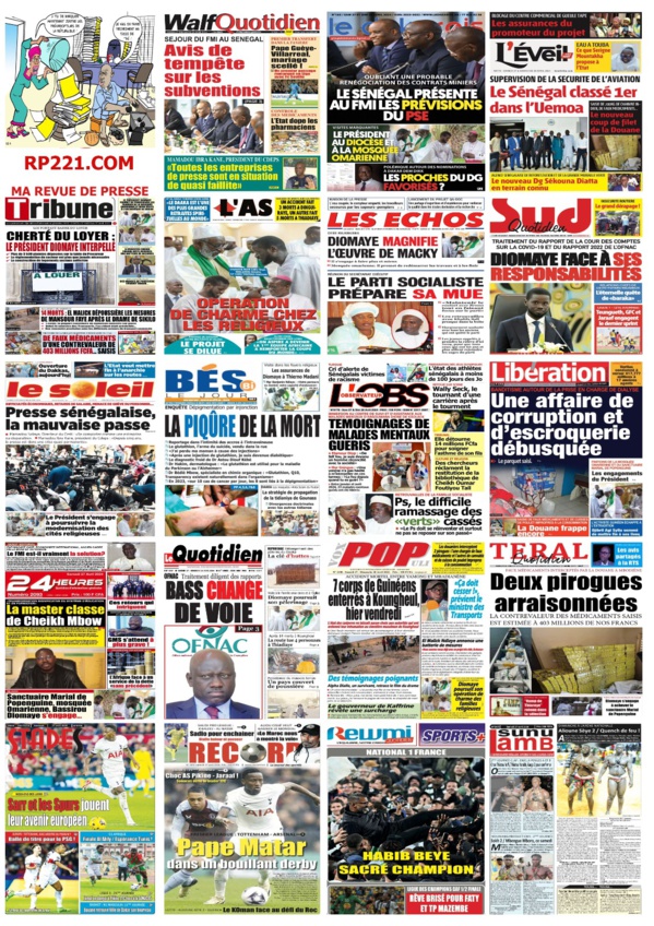 IMPACT - Les UNES de la presse du 27-28 avril 2024 IMPACT - Les UNES de la presse du 27-28 avril 2024