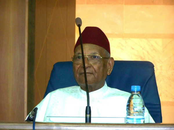 Amadou Makhtar Mbow, président des Assises nationales de 2008-2009