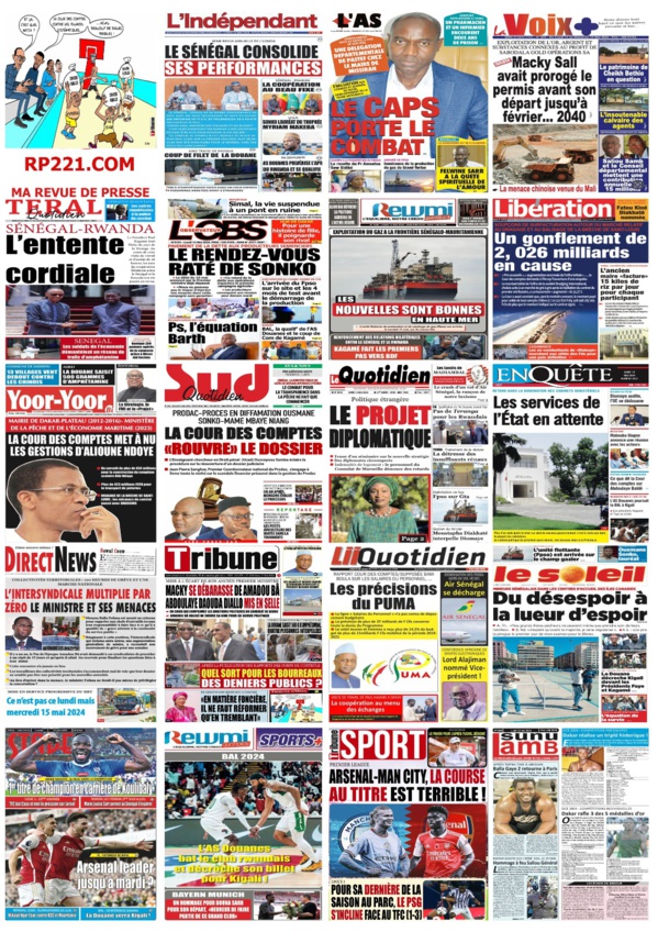 Mosaïque de Ma Revue de Presse Mosaïque de Ma Revue de Presse