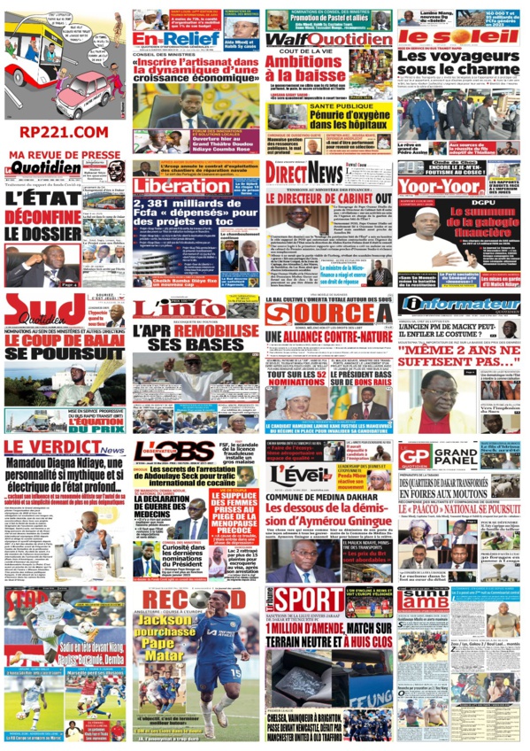 IMPACT - Les UNES de la presse du 16 mai 2024 IMPACT - Les UNES de la presse du 16 mai 2024