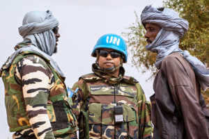 un soldat de l'ex Minusma au Mali un soldat de l'ex Minusma au Mali