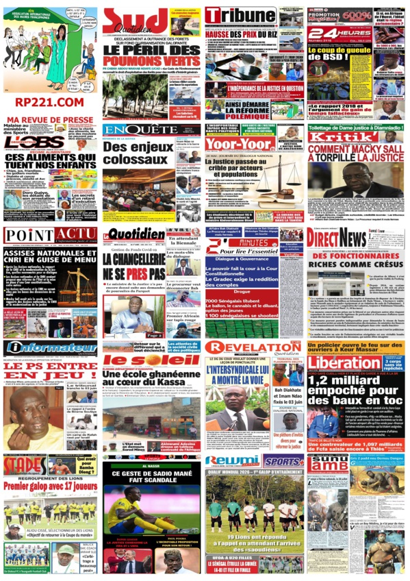 IMPACT - Les UNES de la presse du 28 mai 2024 IMPACT - Les UNES de la presse du 28 mai 2024