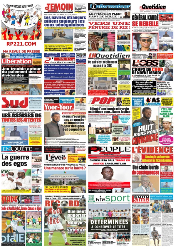IMPACT - Les UNES de la presse du 29 mai 2024 IMPACT - Les UNES de la presse du 29 mai 2024