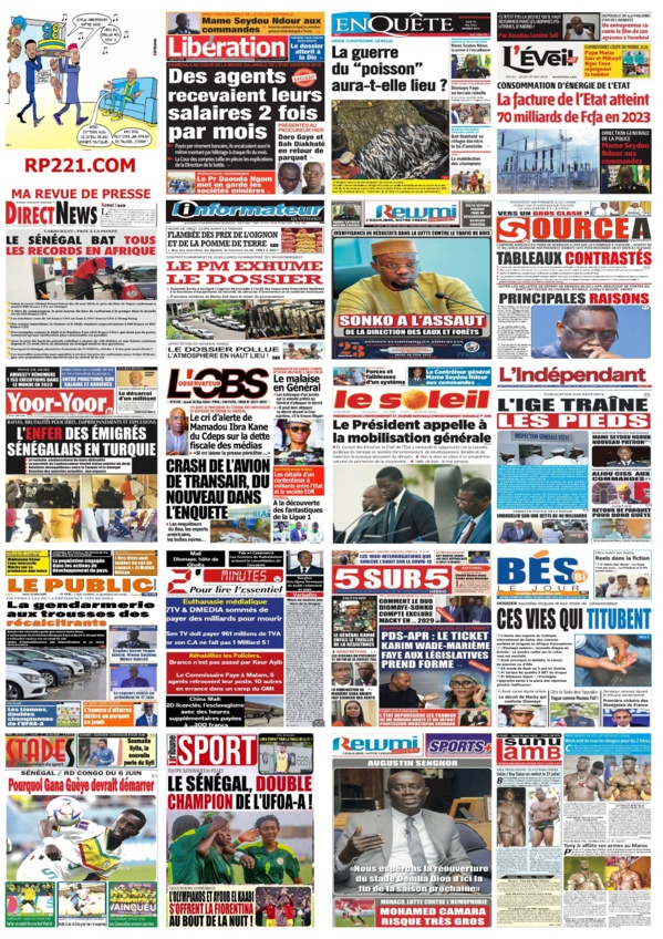 IMPACT - Les Unes de la presse du 30 mai 2024 IMPACT - Les Unes de la presse du 30 mai 2024