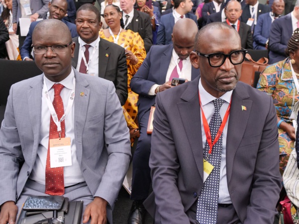 Abdoulaye Diop à Bruxelles (à droite), le 27 juin 2024 Abdoulaye Diop à Bruxelles (à droite), le 27 juin 2024