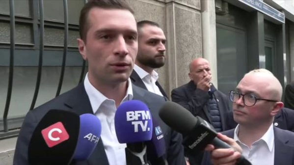 Jordan Bardella, le 8 juillet 2024 à Paris Jordan Bardella, le 8 juillet 2024 à Paris