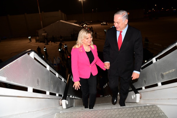 Benyamin Netanyahu et sa femme Sara (photo d'illustration) Benyamin Netanyahu et sa femme Sara (photo d'illustration)