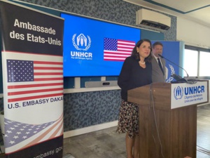 La secrétaire d'Etat adjointe Julieta Valls Noyes à Dakar le 26 août 2024 La secrétaire d'Etat adjointe Julieta Valls Noyes à Dakar le 26 août 2024