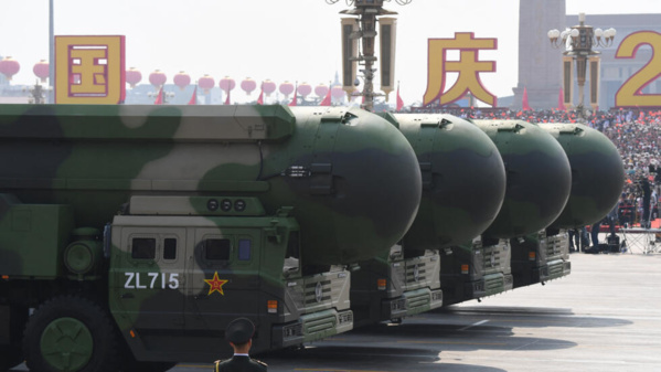 La Chine fait un rare test de missile balistique intercontinental dans le Pacifique La Chine fait un rare test de missile balistique intercontinental dans le Pacifique
