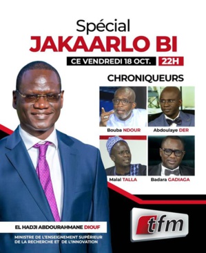 Dr A. Diouf : « La TFM m’a invité puis... » Dr A. Diouf : « La TFM m’a invité puis... »