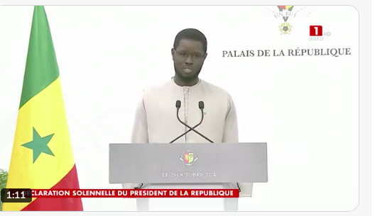 Bassirou Diomaye Faye invite ses compatriotes à résister à la tentation de la division