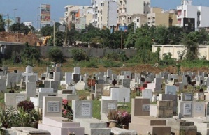 A Dakar, le cimetière catholique de Saint-Lazare sur la VDN A Dakar, le cimetière catholique de Saint-Lazare sur la VDN