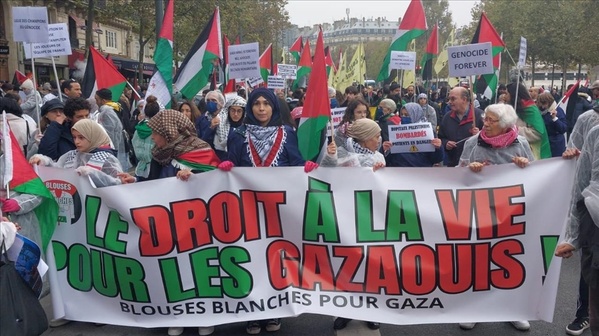 Gaza - Une manifestation à Paris pour dénoncer une « complicité de génocide » avec Israël Gaza - Une manifestation à Paris pour dénoncer une « complicité de génocide » avec Israël