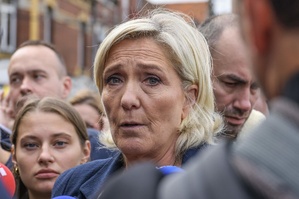 marine Le Pen, la cheffe du Rassemblement national marine Le Pen, la cheffe du Rassemblement national