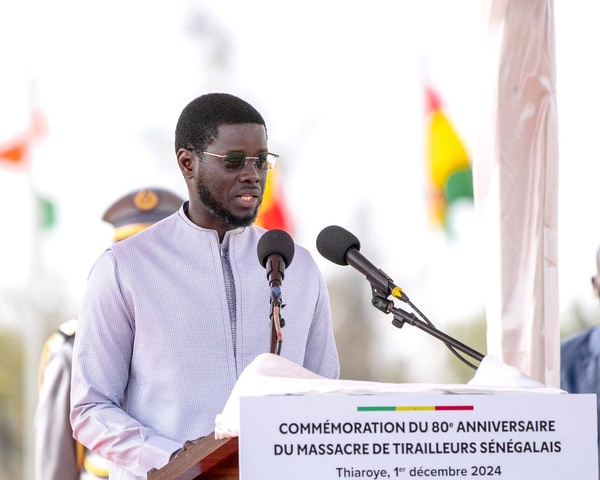 Président Diomaye Faye : Le massacre de Thiaroye 44 fut un acte « prémédité visant à réprimer des revendications légitimes » Président Diomaye Faye : Le massacre de Thiaroye 44 fut un acte « prémédité visant à réprimer des revendications légitimes »