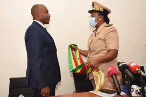 Barthélémy Dias lors de son installation comme maire de Dakar en janvier 2022 Barthélémy Dias lors de son installation comme maire de Dakar en janvier 2022