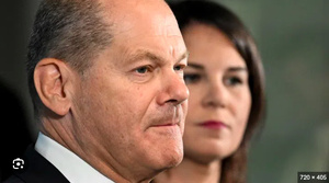Le chancelier Olaf Scholz et la ministre des Affaires étrangères Annalena Baerbock Le chancelier Olaf Scholz et la ministre des Affaires étrangères Annalena Baerbock