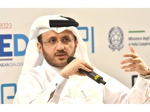 Majed Al-Ansari, porte-parole du ministère qatari des Affaires étrangères Majed Al-Ansari, porte-parole du ministère qatari des Affaires étrangères