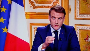 Le président français Emmanuel Macron Le président français Emmanuel Macron
