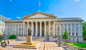 Le Département du Trésor américain à Washington Le Département du Trésor américain à Washington