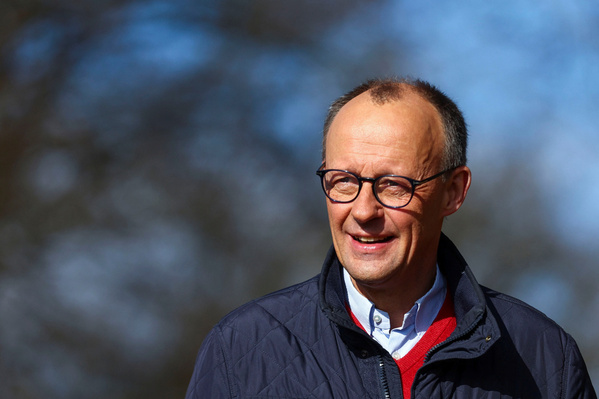 Friedrich Merz, probable futur chancelier allemand après les législatives du 23 février 2025 Friedrich Merz, probable futur chancelier allemand après les législatives du 23 février 2025