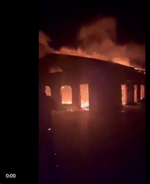 La salle de prière musulmane de Jargeau incendiée La salle de prière musulmane de Jargeau incendiée