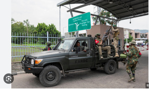 Des soldats du M23 à Goma Des soldats du M23 à Goma