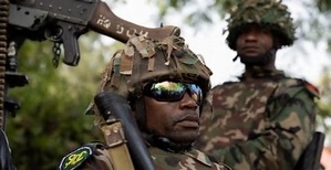 Un militaire de la SAMIDRC Un militaire de la SAMIDRC