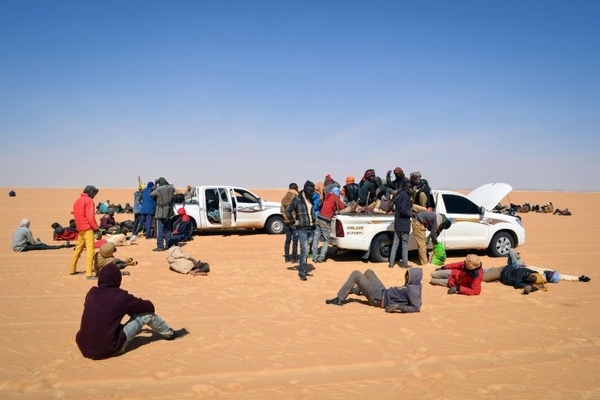 Des migrants au Niger (photo d'archives) Des migrants au Niger (photo d'archives)