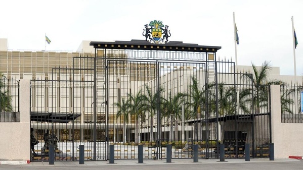 Le palais présidentiel à Libreville