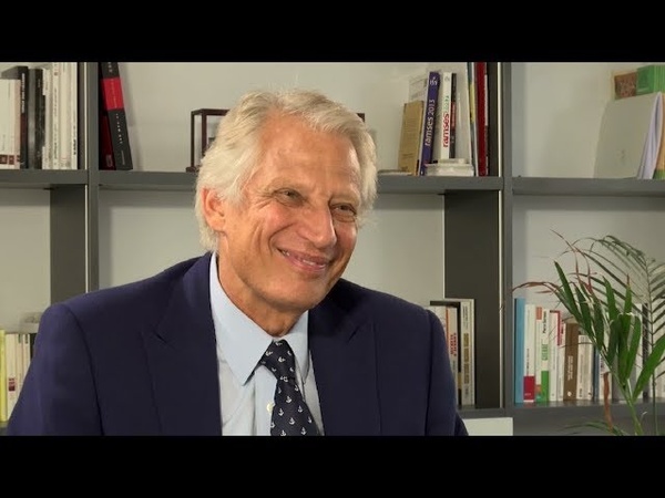 L'ancien PM français Dominique de Villepin L'ancien PM français Dominique de Villepin