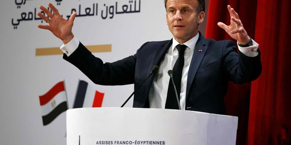 Le président français Emmanuel Macron Le président français Emmanuel Macron