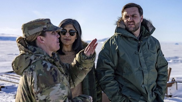 Susannah Meyers avec le vice-président JD Vance Susannah Meyers avec le vice-président JD Vance