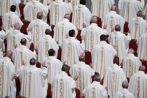 Les cardinaux rassemblés au Vatican Les cardinaux rassemblés au Vatican