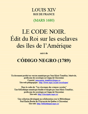 "Je l'ignorais" : François Bayrou promet d'abolir officiellement le Code noir, qui régissait l'esclavage "Je l'ignorais" : François Bayrou promet d'abolir officiellement le Code noir, qui régissait l'esclavage