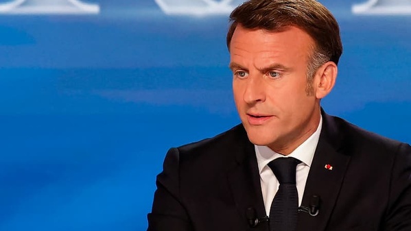 Le président français Emmanuel Macron Le président français Emmanuel Macron