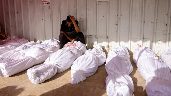 Des victimes palestiniennes du carnage israélien survenu le matin du 14 mai 2025 Des victimes palestiniennes du carnage israélien survenu le matin du 14 mai 2025