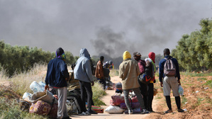 Des migrants subsaharienne en Tunisie (photo d'illustration) Des migrants subsaharienne en Tunisie (photo d'illustration)