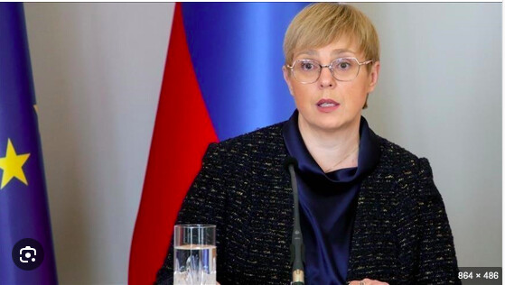 La présidente slovène Natasa Pirc Musar