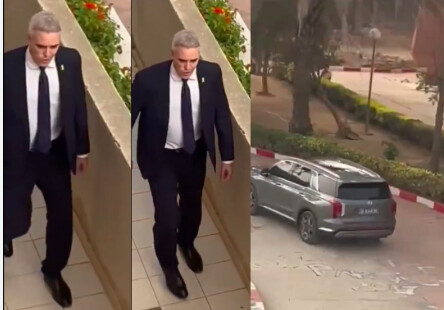 L'ambassadeur Yuval Waks s'empresse de quitter l'université de Dakar face à l'hostilité de manifestants dénonçant le génocide des populations de Gaza par Israél.