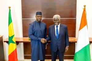 Ousmane Sonko et Robert Beugré Mambé