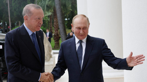 Erdogan (g) et Poutine Erdogan (g) et Poutine