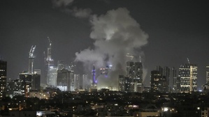 Des missiles iraniens sur la capitale israélienne Tel Aviv (illustration) Des missiles iraniens sur la capitale israélienne Tel Aviv (illustration)