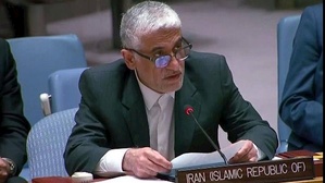 Le représentant permanent de l'Iran auprès des Nations Unies, Saeed Iravani Le représentant permanent de l'Iran auprès des Nations Unies, Saeed Iravani