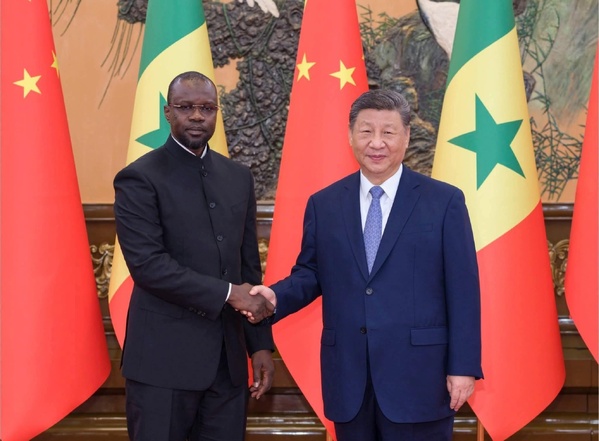 Ousmane Sonko reçu par le numéro 1 chinois Xi Jinping à Beijing le 27 juin 2025 Ousmane Sonko reçu par le numéro 1 chinois Xi Jinping à Beijing le 27 juin 2025