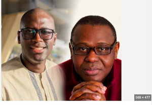 Ndongo Samba Sylla (g.) et Mahamadou Lamine Sagna Ndongo Samba Sylla (g.) et Mahamadou Lamine Sagna