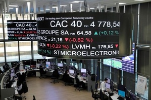 La Bourse de Paris à plat face au retour du risque politique