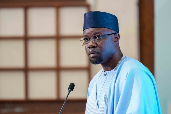 Le Pm sénégalais Ousmane Sonko Le Pm sénégalais Ousmane Sonko